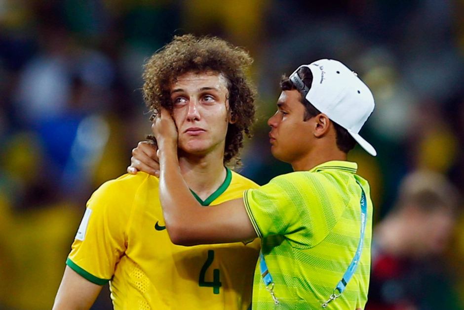 David Luiz ketika masih berseragam Timnas Brasil