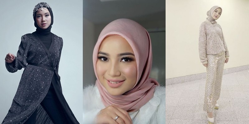 Chacha Fredrica berhijrah dengan hijab. foto: instagram/chafredica.