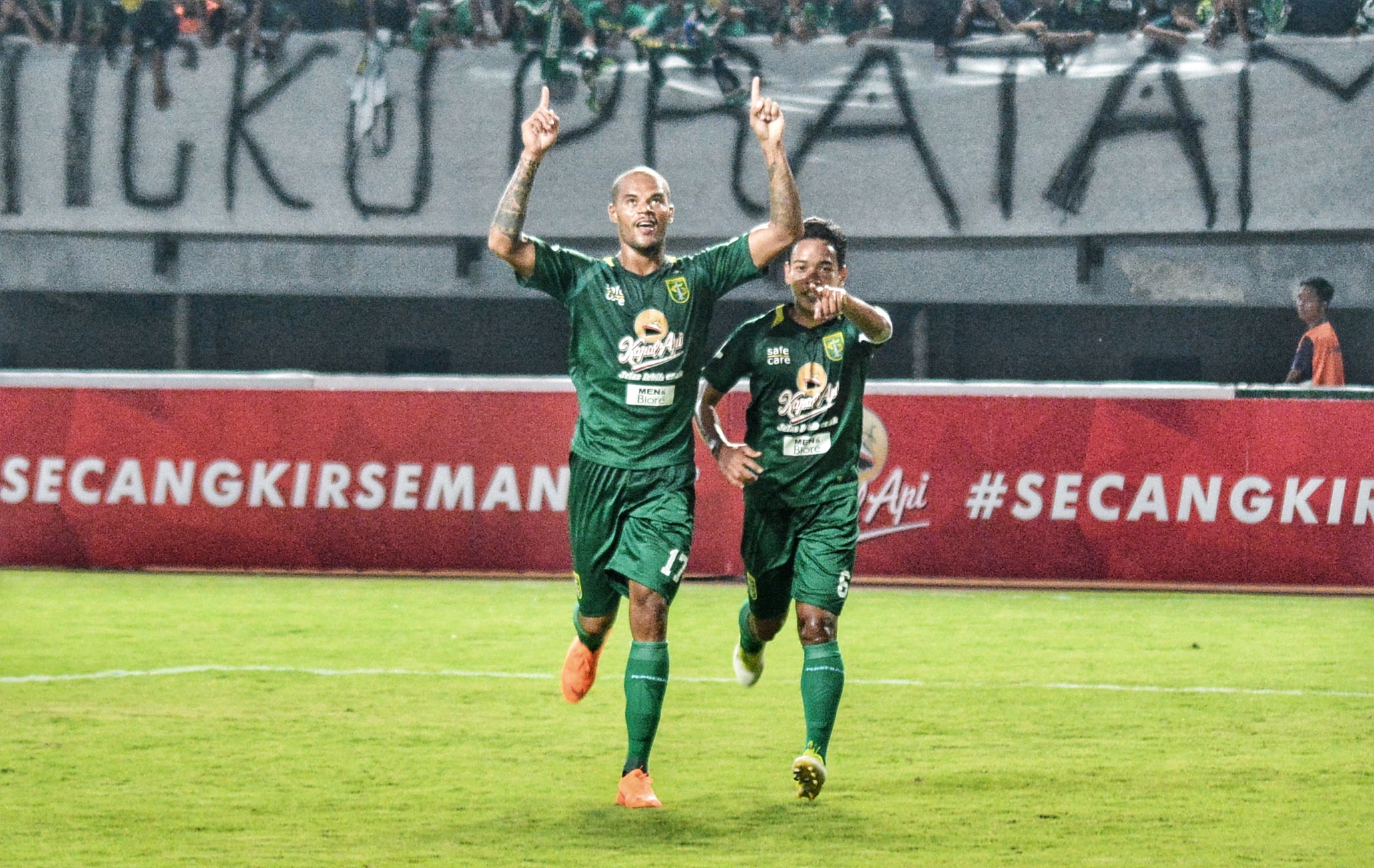 Pemain Persebaya, David da Silva. (foto: Ngopibareng)