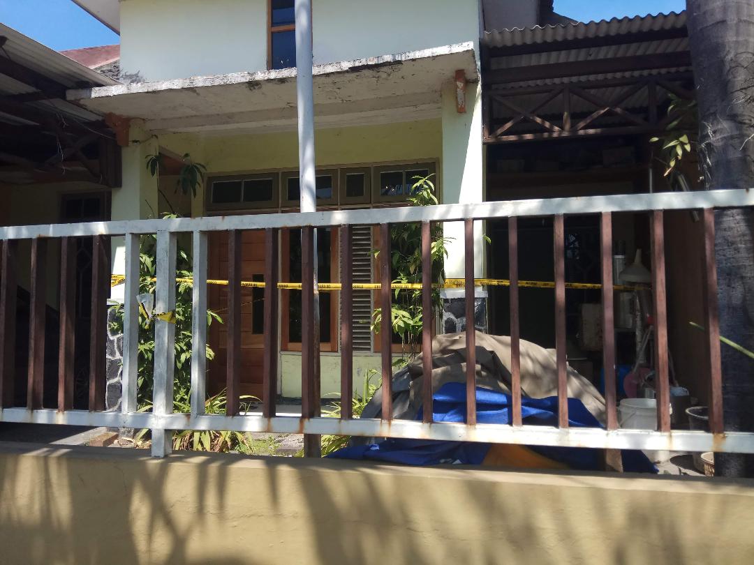 Rumah Budi Satrio di Puri Maharani Masangan Sidoarjo. (Foto: Amir/ngopibareng.id)