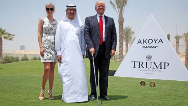 Lapangan golf milik Presiden Amerika Donald Trump.