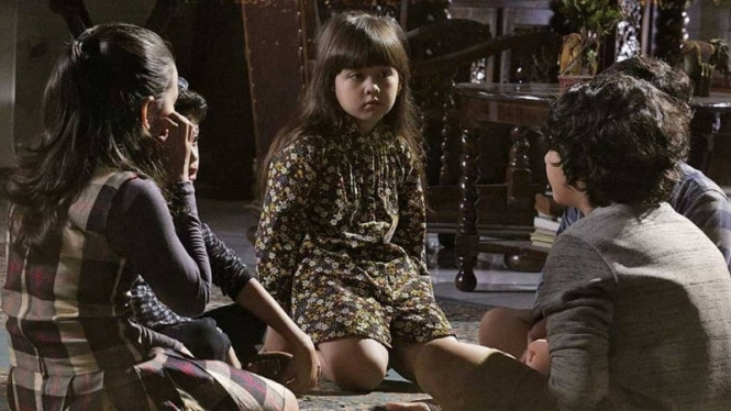 Para aktris cilik yang bermain di film Kuntilanak. 