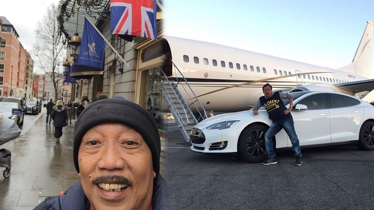 Gaya liburan Doyok di Amerika Serikat.