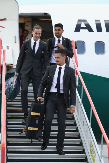 Tim nasional Australia: Jamie Maclaren, Jackson Irvine dan Massimo Luongo.