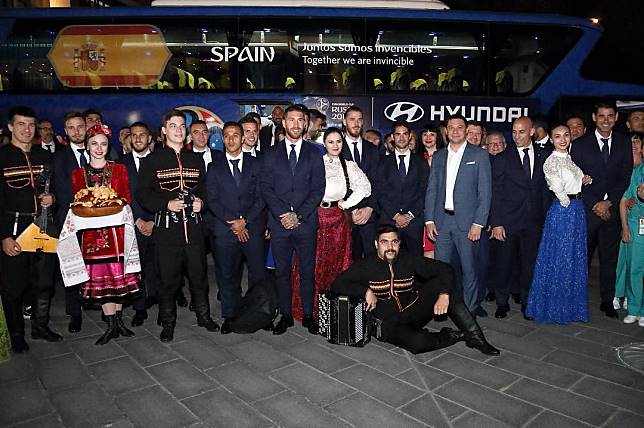 Sergio Ramos dan Timnas Spanyol.