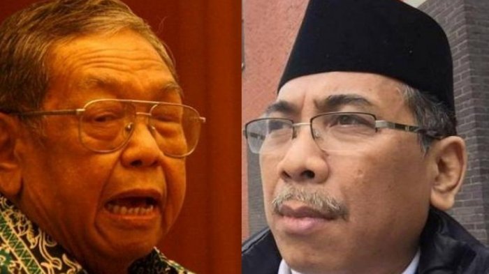 PERJUANGAN: KH Abdurrahman Wahid (Gus Dur) dan KH Yahya Cholil Staquf (Gus Yahya). (foto: fok ngopibareng.id)