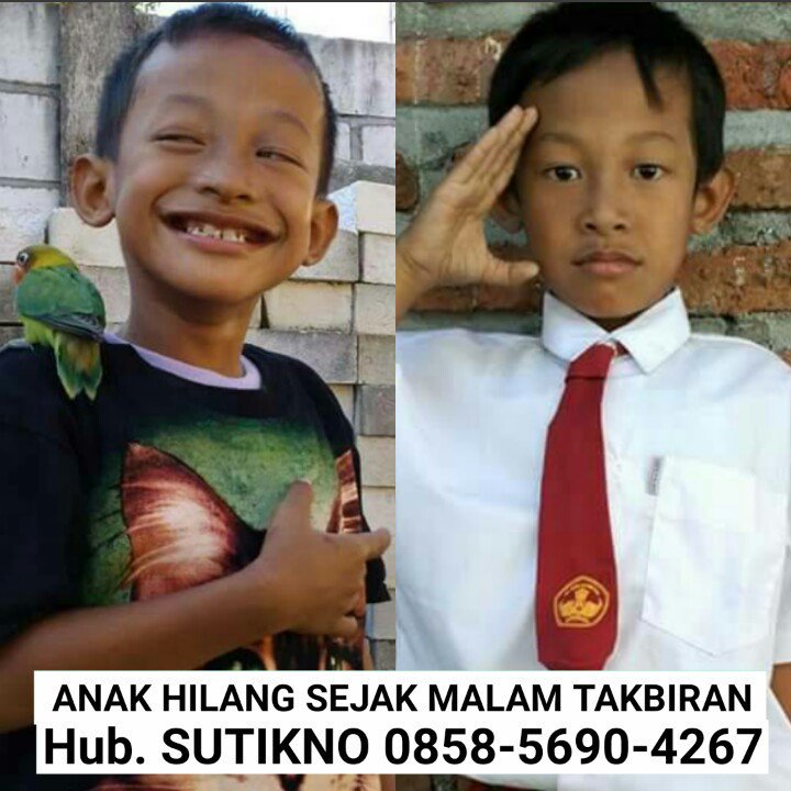 Galang Ardiansyah, warga Bendul Merisi Gg. 1 Utara 14-A Kota Surabaya, Galang Ardiansyah dikabarkan hilang dan hingga saat ini belum ditemukan usai mengikuti takbir keliling di masjid sekitar rumahnya pada Kamis, 14 Juni 2018 malam.