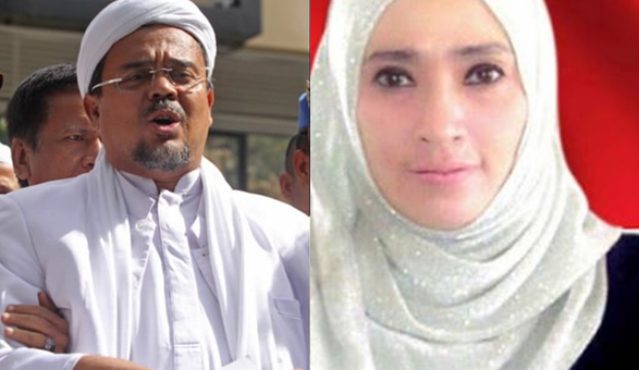 Habib Rizieq-Firza Husein (foto kolase).