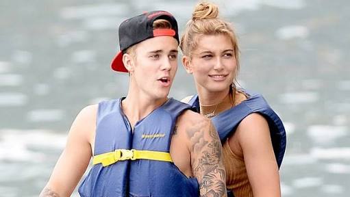 Justin Bieber dan Hailey Baldwin.