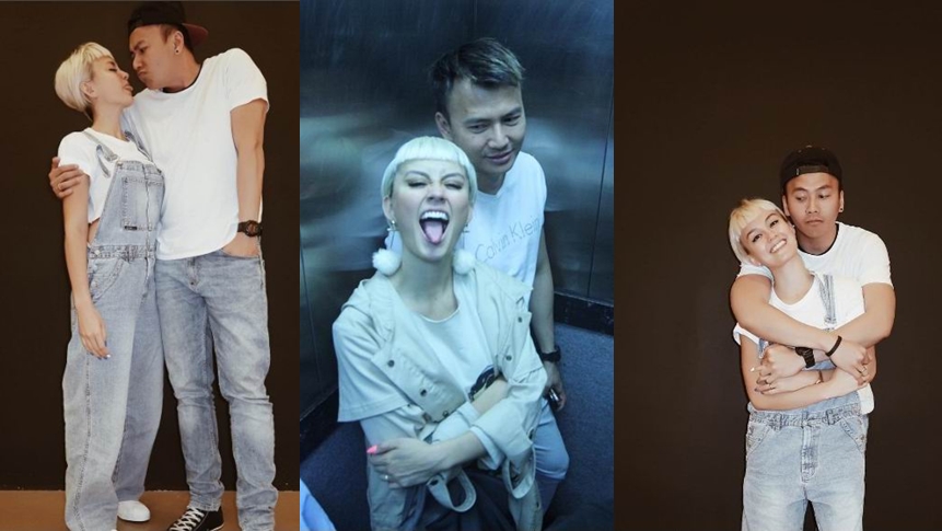 Kenangan Agnez Mo bersama pebasket Wijaya Saputra (Wijin).