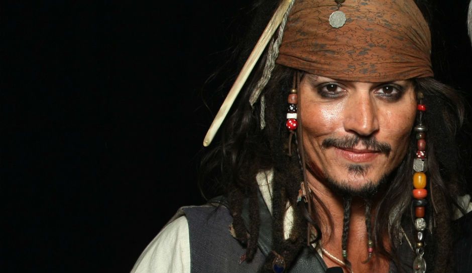 Penampilan Johnny Depp saat membintangi film Jack Sparrow.