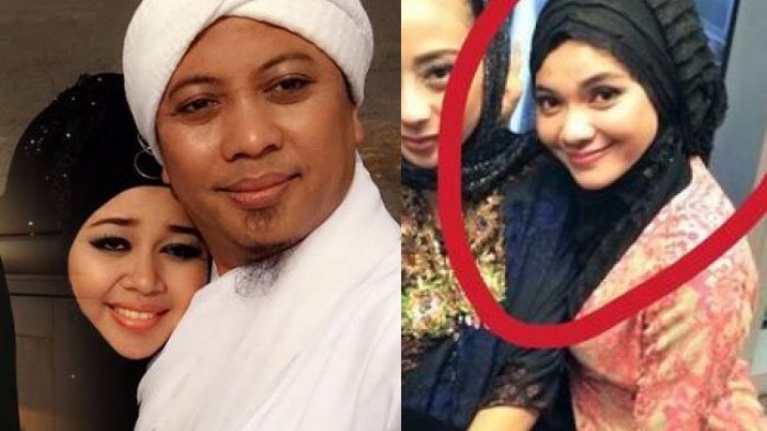 Opick dengan mantan istri pertama, Dian Rositaningrum (kiri) dan istri kedua, mendiang Wulan Mayasari.