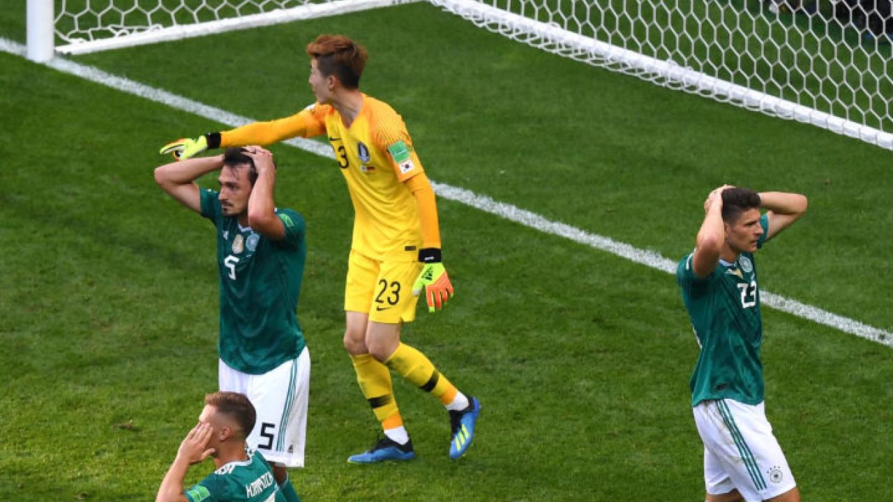 Pemain Jerman dibuat frustasi