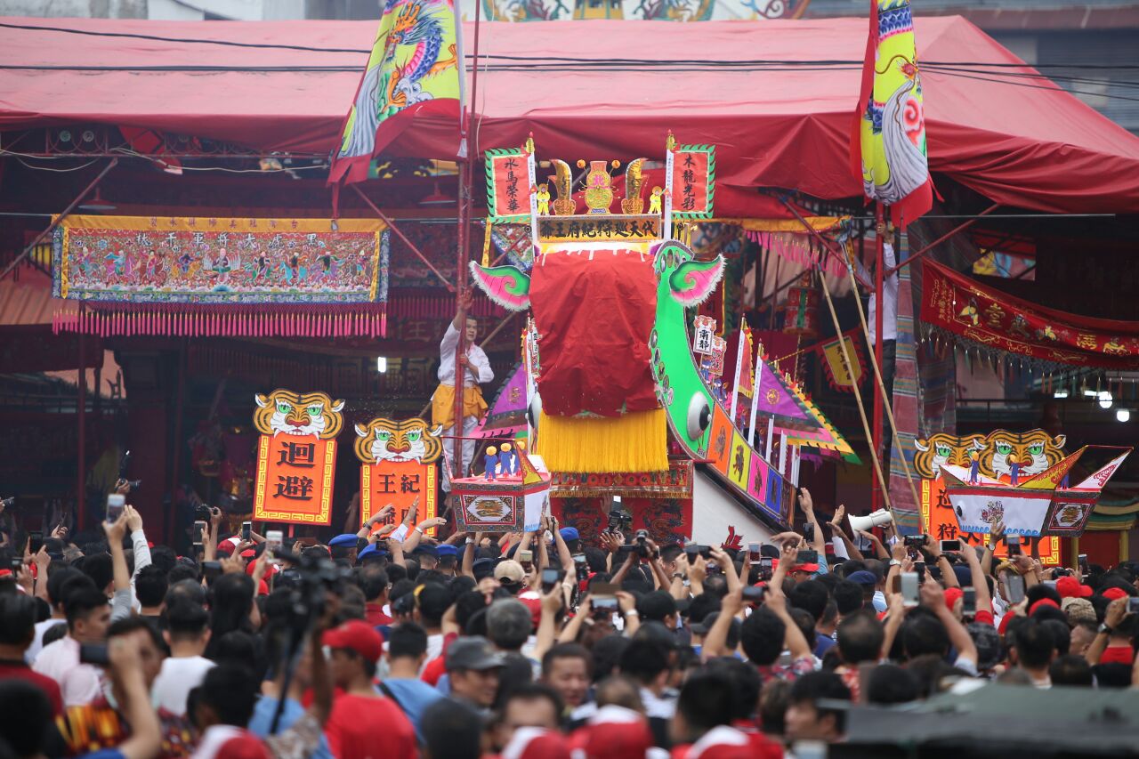 Kelenteng In Hok King jadi sentral ritual. foto:kemenpar