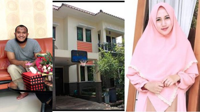 Penampakan rumah Caisar (tengah) dan sosok istri baru Caisar, Almaratu Intan.