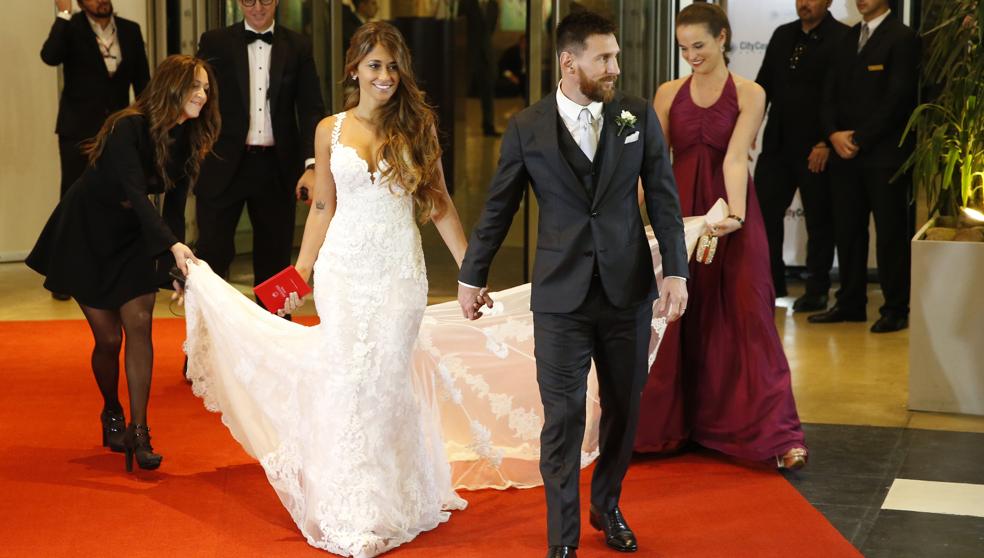 Pesta pernikahan pasangan Lionel Messi dan Antonella Roccuzzo di Argentina pada 30 Juni 2017 silam.