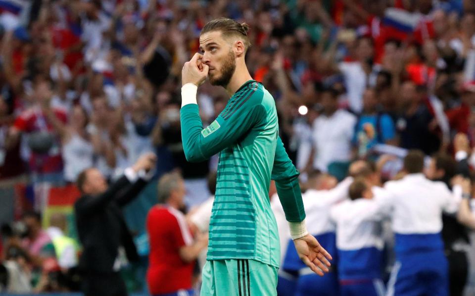 Kiper Spanyol, David de Gea hanya sekali melakukan penyelamatan di Piala Dunia 2018