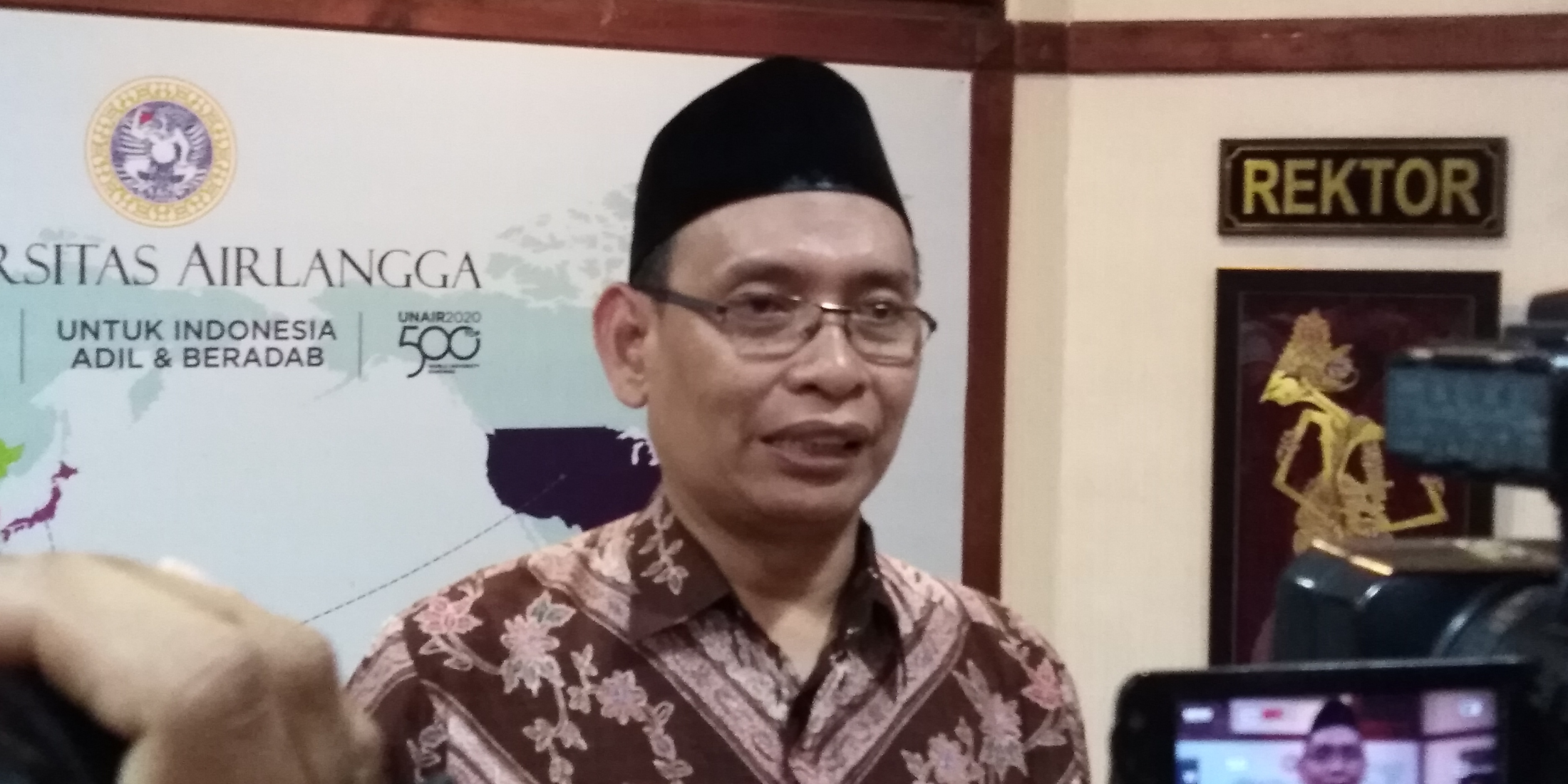 Rektor Unair, Mohammad Nasih. (Foto: frd/ngopibareng.id) 