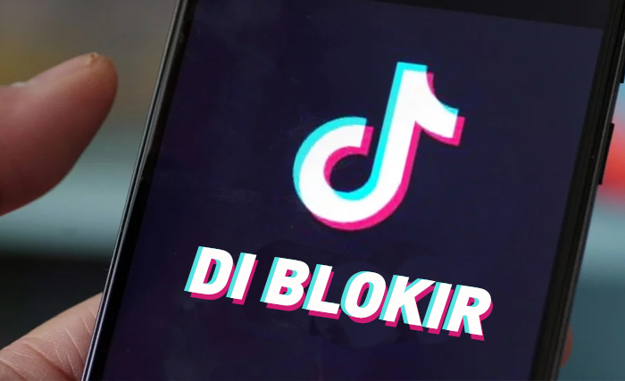 Ilustrasi: Aplikasi tiktok di blokir