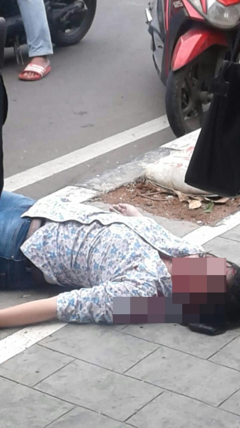 Korban Warsilah mengalami luka di bagian belakang kepala.