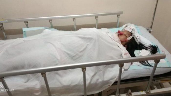 Korban Saripah, warga Jalan Gajah Mada, RT.02/01, Kelurahan Cipete, Kecamatan Pinang, Kota Tangerang.