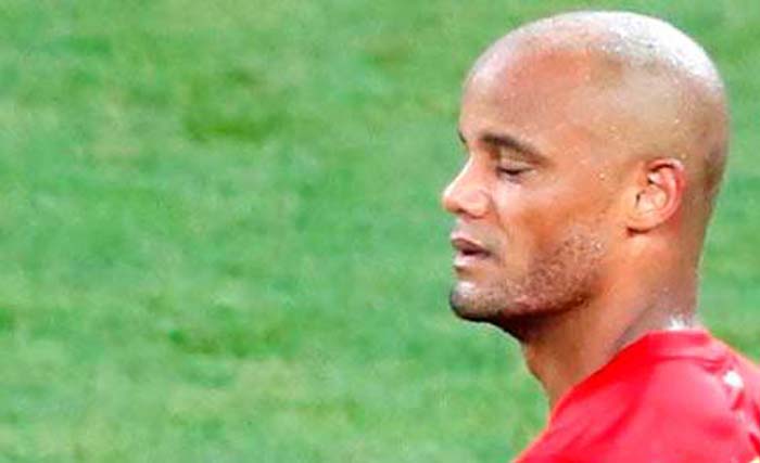 Bek veteran tim nasional Belgia Vincent Kompany. (foto: dok. afp).