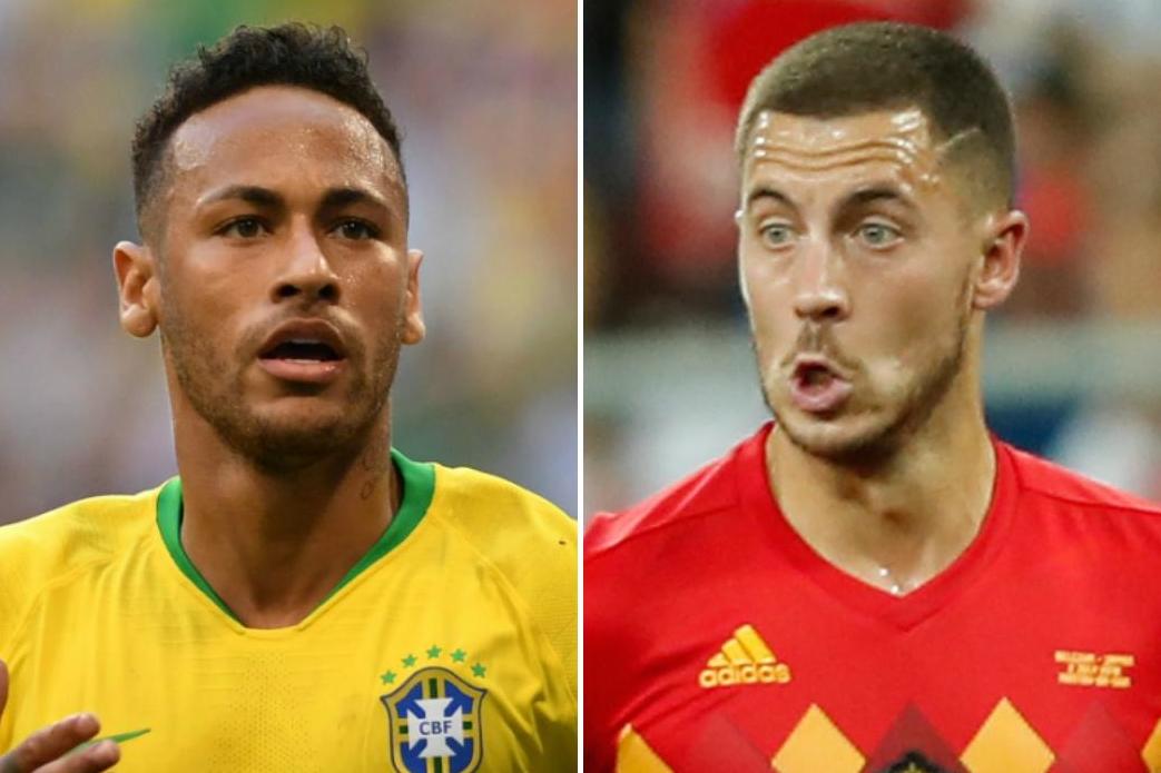 Dua bintang, Neymar dan Hazard akan berduel dini hari nanti