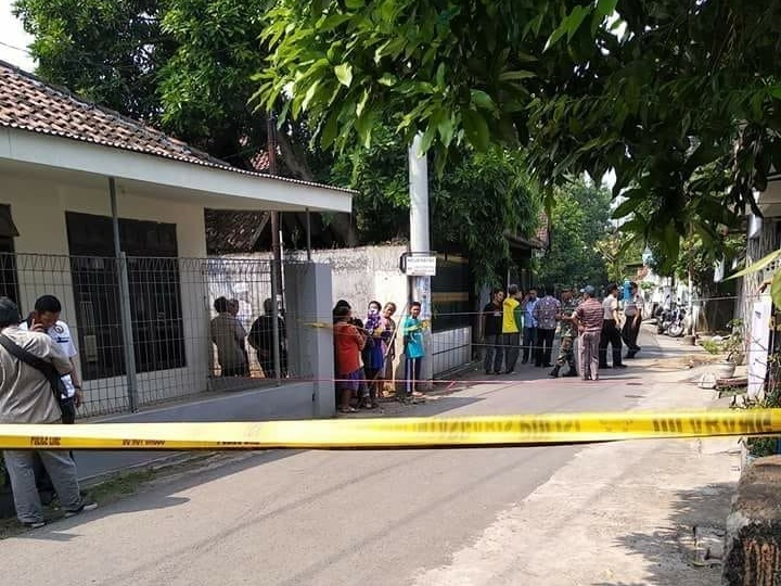 Lokasi kejadian ledakan bom di Pogar, Pasuruan.