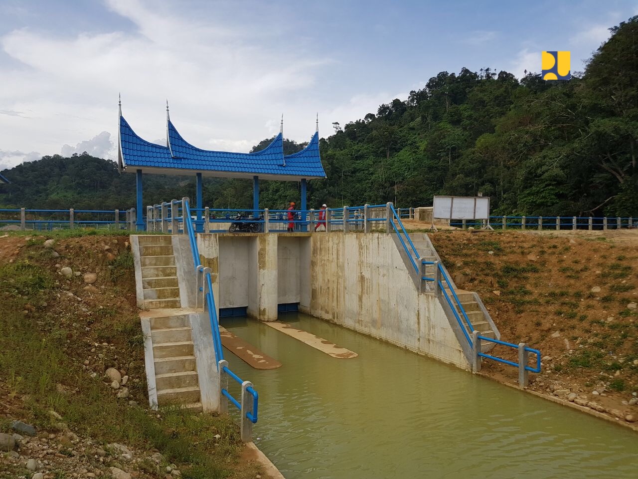 Daerah Irigasi (DI) Sawah Laweh Tarusan di Kecamatan Koto XI Tarusan, Kabupaten Pesisir Selatan, Sumatera Barat. (Foto: Dok. PUPR)