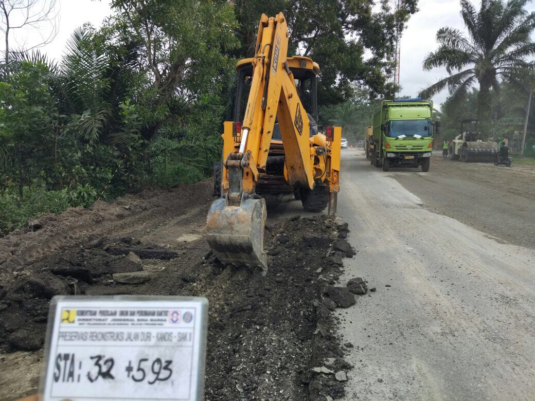  Ruas Jalan Lintas Timur (Jalintim) Sumatera di Provinsi Riau. (Foto: Dok. PUPR)