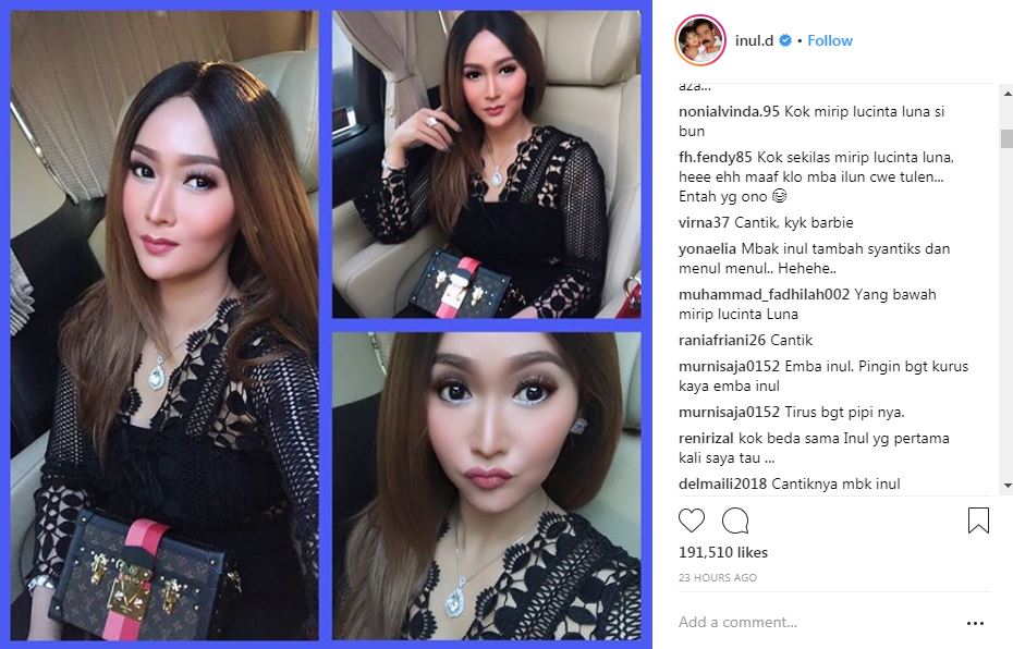 Instagram Inul Daratista.