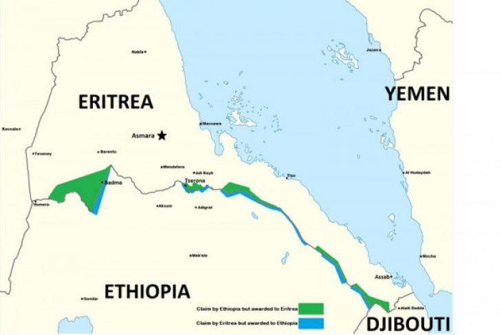 Peta Eritrea. Foto : Wikipedia 