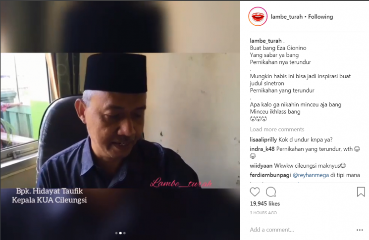 Kepala KUA Cileungsi, Bogor Hidayat Taufik.
