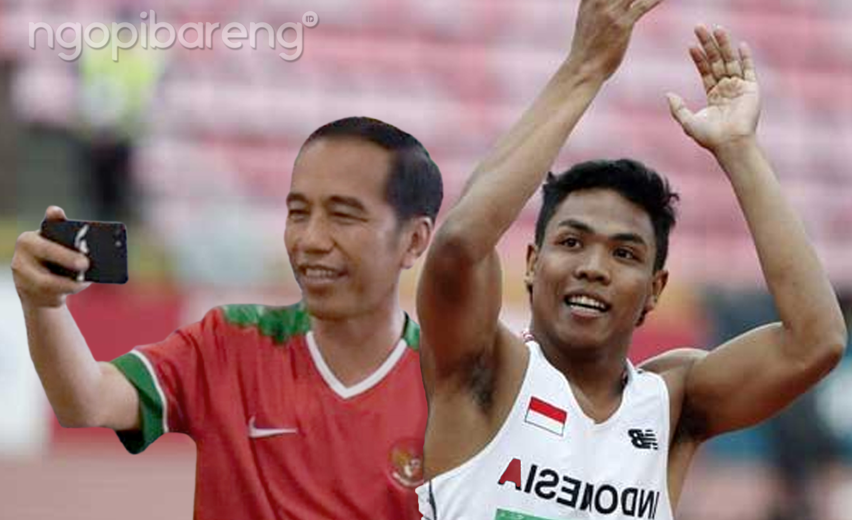 Presiden Jokowi dan Lalu Muhammad Zohri. (Foto: kolase) 