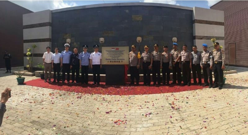 Polres Ketapang Kalbar klarifikasi kantor polisi bersama dengan Cina (Foto: Istimewa)