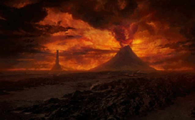 Letusan Krakatau Lama. Foto : Ilustrasi
