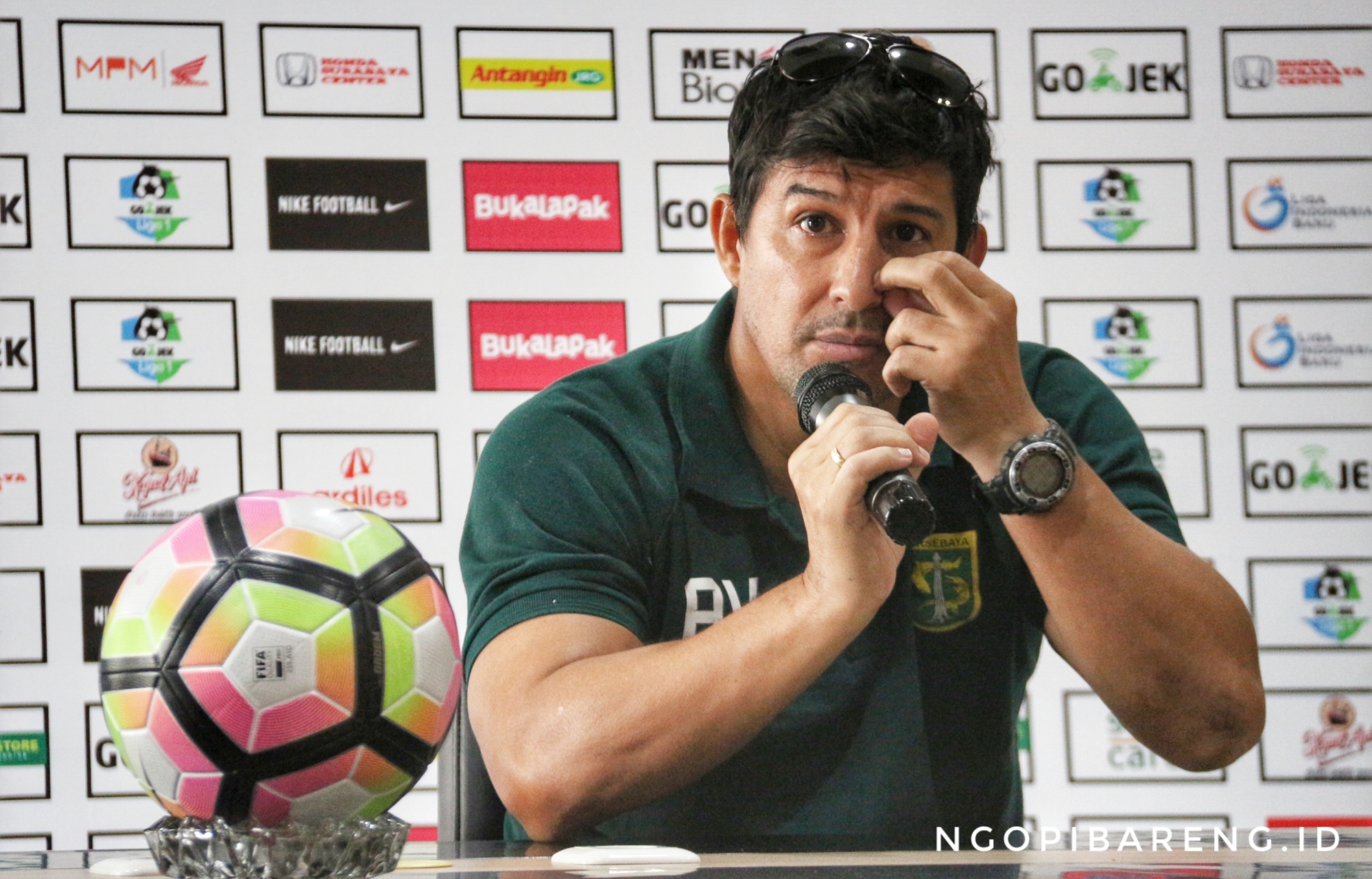 Pelatih Persebaya, Angel Alfredo Vera. (foto: hrs/ngopibareng)