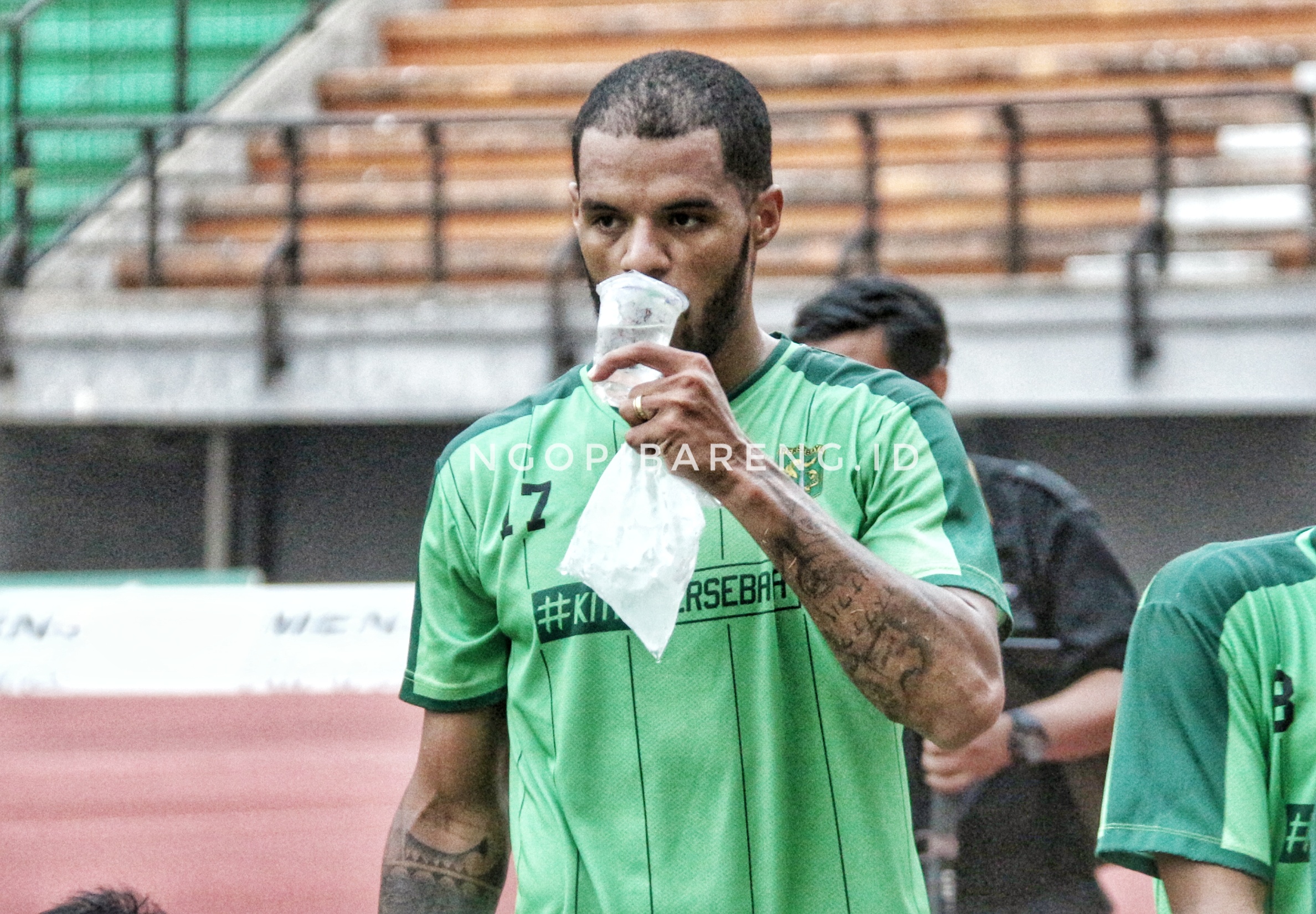 Pemain Persebaya, David da Silva. (foto: hrs/ngopibareng)