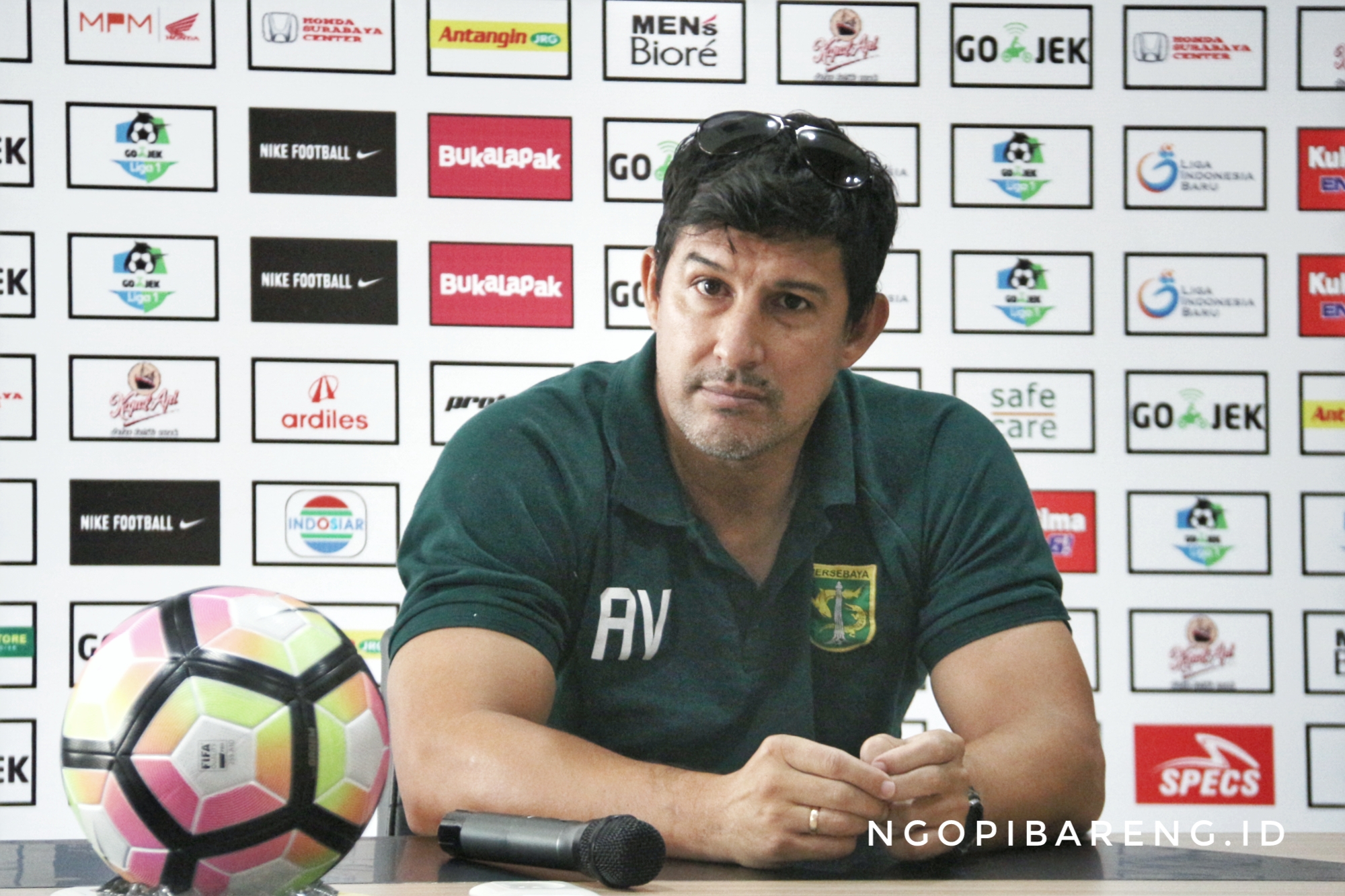 Pelatih Persebaya, Angel Alfredo Vera. (foto: hrs/ngopibareng)