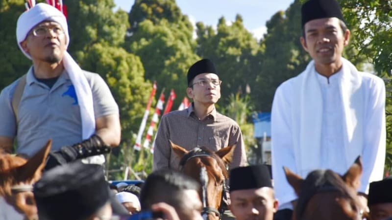  Ustad Somad, Tuan Guru Bajang (TGB) Zainul Madji dan Aa Gym.