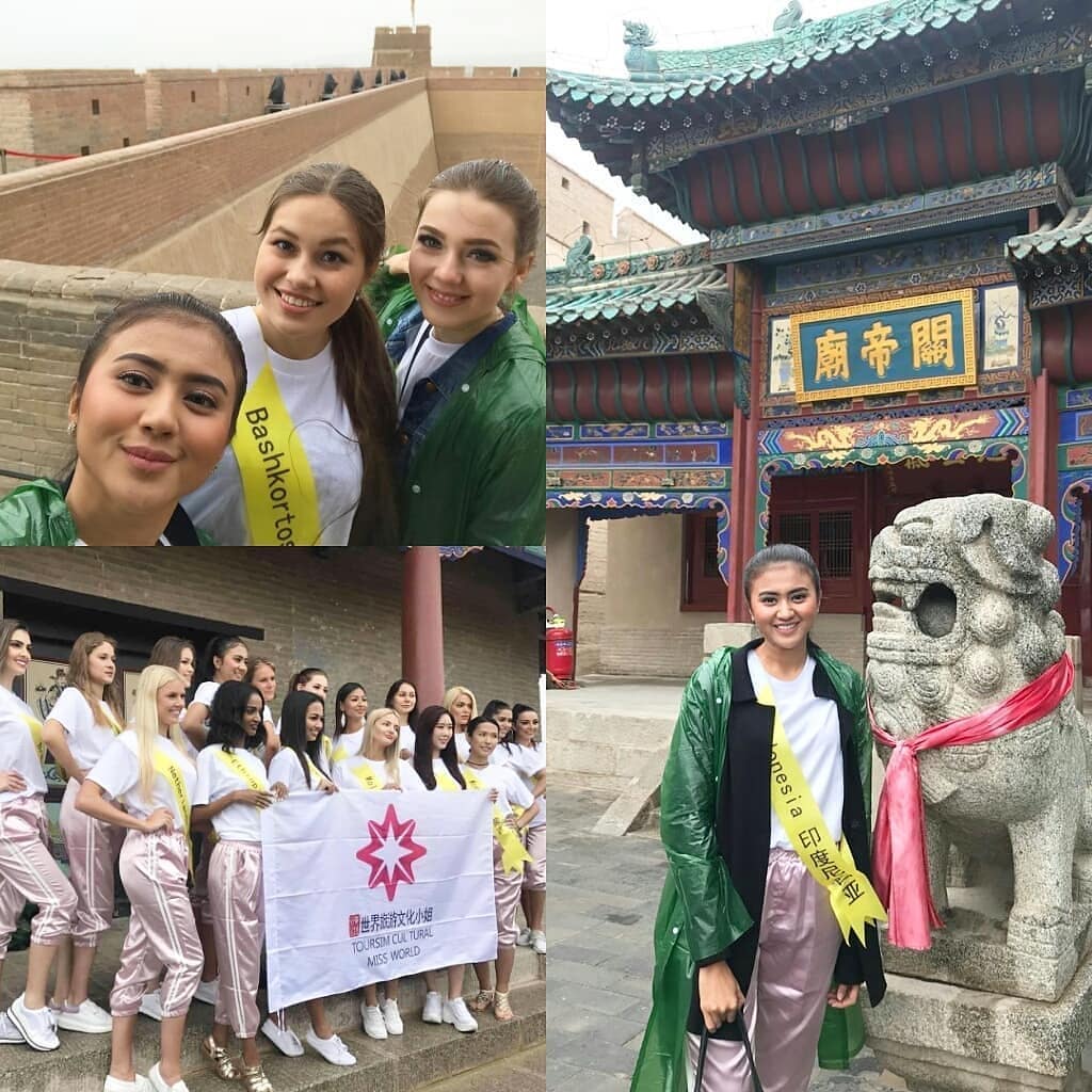 Karina Nandia Saputri dikarantina beserta kontestan Miss Tourism Global 2018 selama sebulan di China.