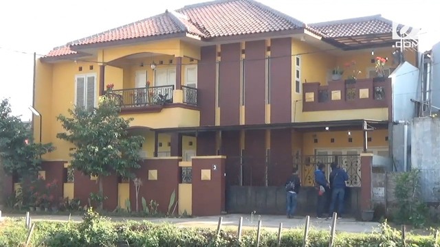 Rumah Wahid Husen di Jalan Tirtawangi Utara, Kampung Ciganutri RT 04 RW 07, Desa Cipagalo, Kecamatan Bojongsoang, Kabupaten Bandung.