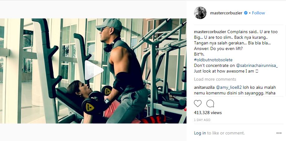 Instagram Deddy Corbuzier.