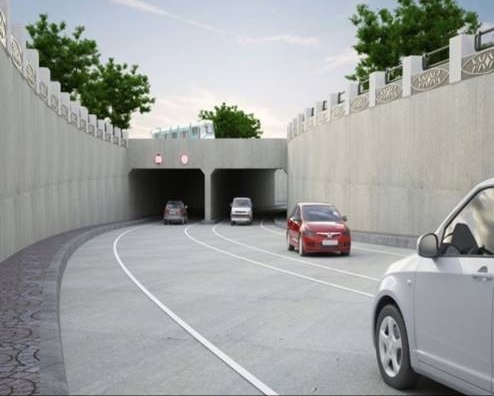Desain Underpass Karangsawah. (foto:Dok. PUPR) 