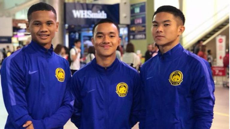 pemain Tim Nasional (Timnas) Malaysia U-16, Amirul Ashrafiq Hanifah (kiri). foto: IG/amirulash9.