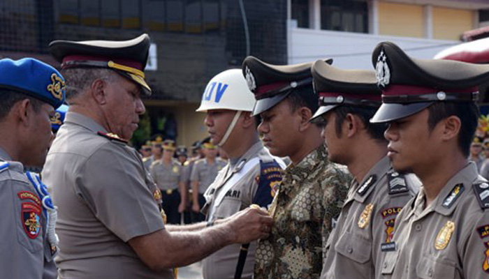 Ilustrasi pemecatan anggota polisi. (Foto: Antara)