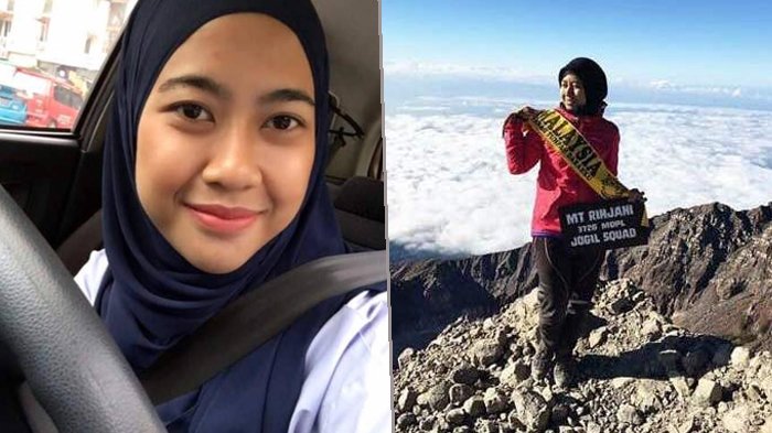 Siti Nur Iesmawida Ismail, salah satu pendaki gunung Rinjani asal Malaysia yang tewas saat gempa mengguncang Pulang Lombok, Minggu 29 Juli 2018. foto: FB@Mohammad Rizan Hassan. 