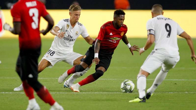 Duel Manchester United vs Real Madrid. foto: reuters