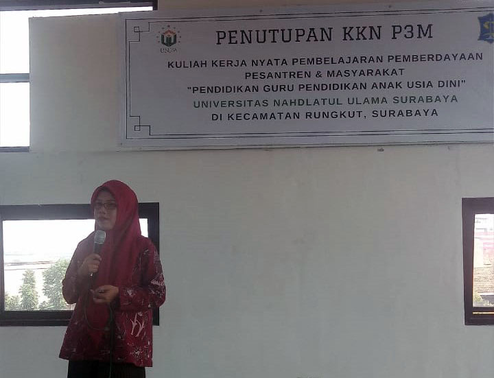 Penutupan KKN UNUSA di Kecamatan Rungkut, Surabaya. 