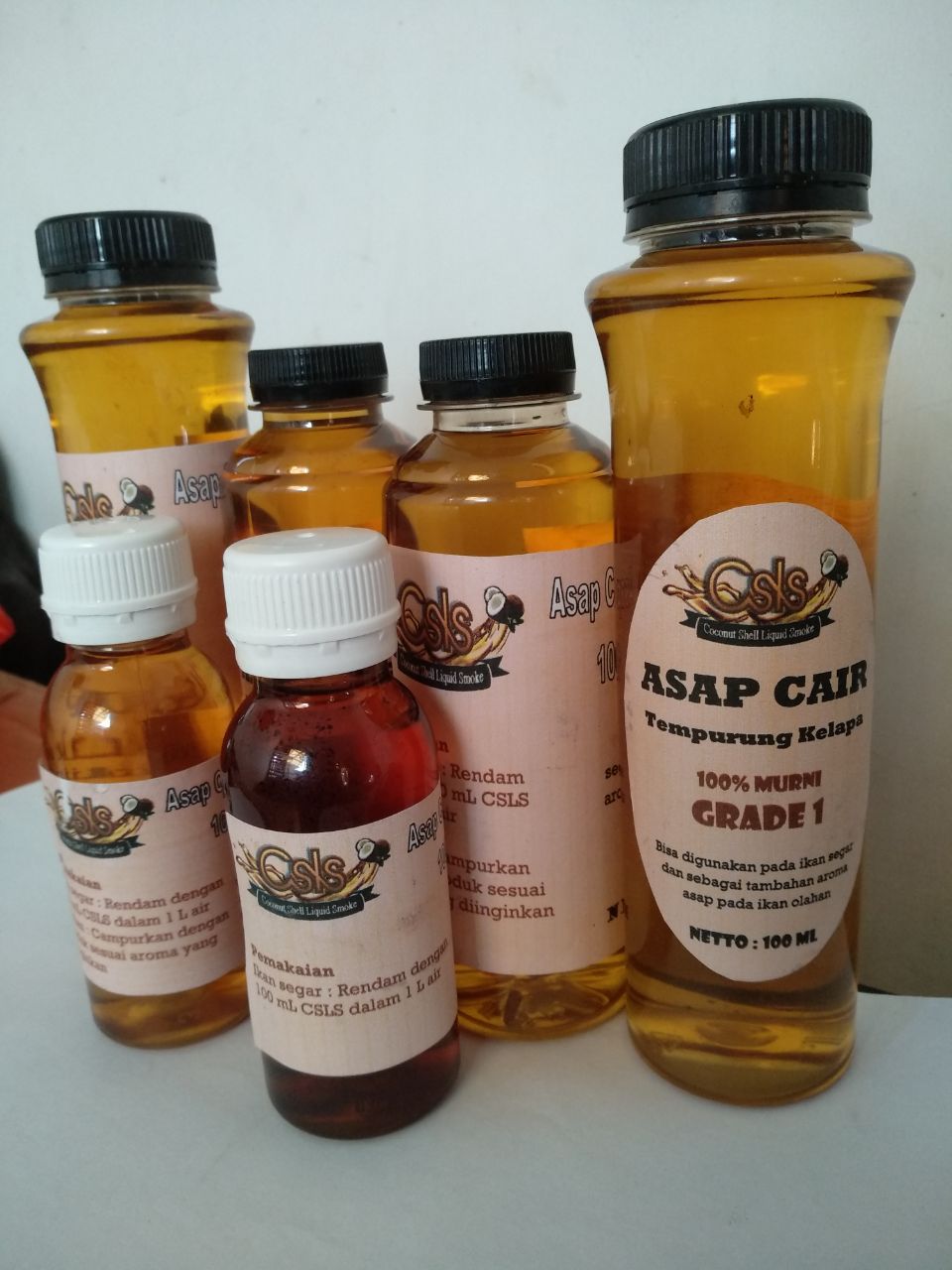 Alternatif bahan pengawet formalin dari batok kelapa karya mahasiswa UB. (Foto: Humas UB)